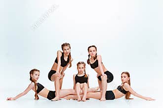 The kids dance school, ballet, hiphop, street, funky and modern dancers