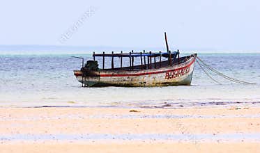Mozambique fishing boat