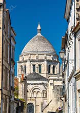 Saint Peter Cathedral of Angouleme built in the Romanesque style - France, Charente