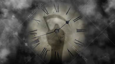 Death in the fog. Quickly passing life. The inevitability of death
