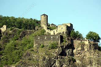 Ruins of castle Strekov