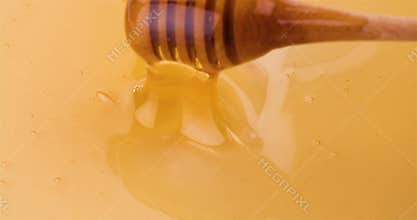 Honey drizzling in 4K