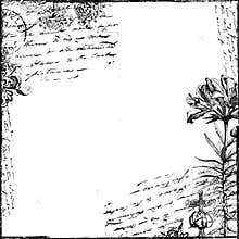 Vintage Text Collage Victorian Background Paper