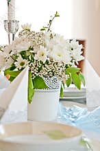 First Holy Communion ceremony table setting