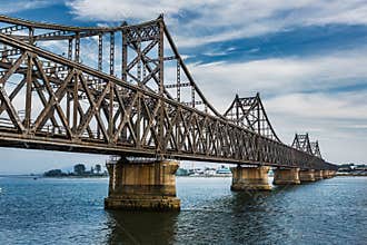 The Yalu River -- China DPRK border