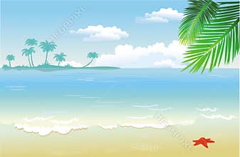 Summertime at the beach