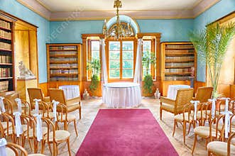 old wedding interior