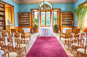 old wedding interior