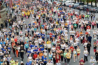 Mini Marathon runners