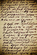 Vintage handwriting