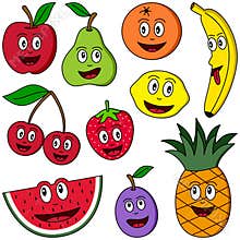 Cartoon Fruit Collection