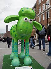 Aardmen's Shaun the Sheep Characters on display around London