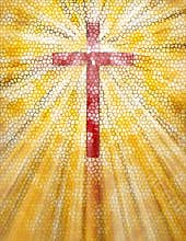 Stained Glass Cross