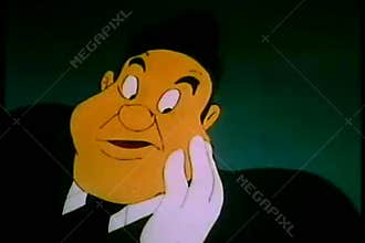 Close-up blushing man