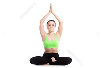 Accomplished yoga pose