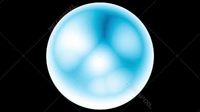 Movement of blue substances