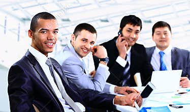 group of businessmen