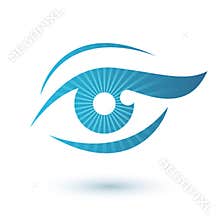 Woman eye logo beauty symbol