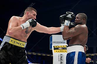 Professional boxing fight