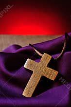 Wooden Christian cross