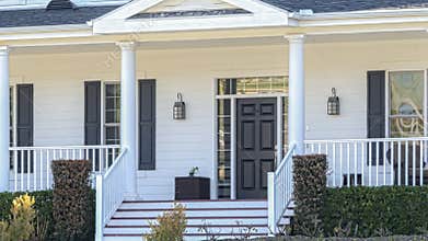 Panning Sold Home For Sale Real Estate Sign and House