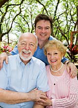 Adult Son & Elderly Parents