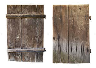 Old wooden doors