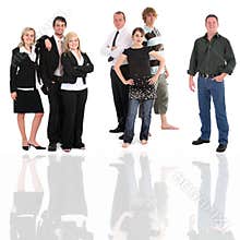Group of different people