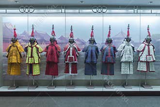 Chinese qing dynasty soldiers armor