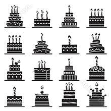 Birthday cake set