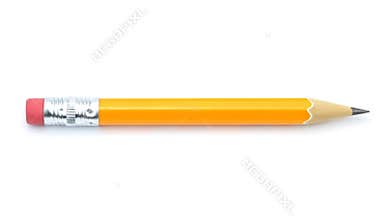 Lead pencil isolated on white background