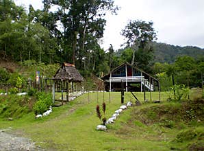 Panama and Costa Rica series, Living conditions, wooden house