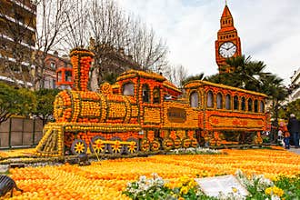 Lemon Festival (Fete du Citron) in Menton, France