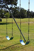 Two Blue Swings