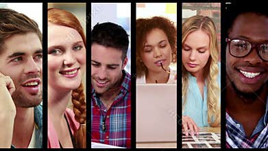 Creative business people