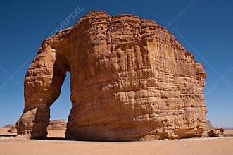 Elephant rock in Saudi Arabia