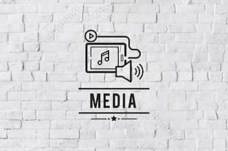 Media Social Networking Entertainment Multimedia Concept