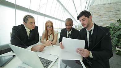 Business meeting business partners