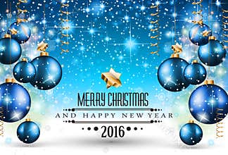Merry Christmas Seasonal Background for your greeting cards