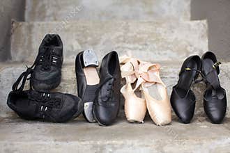 Variety of Dance Shoes