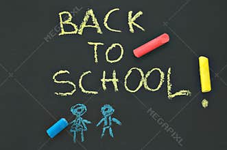 Back to school blackboard