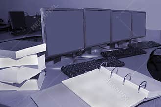 Computers training room