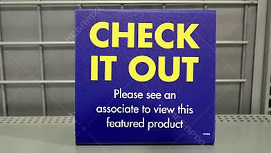 Best buy's black friday sale with check it out sign