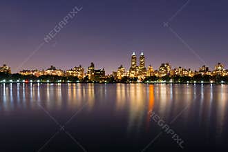 Upper West Side at night