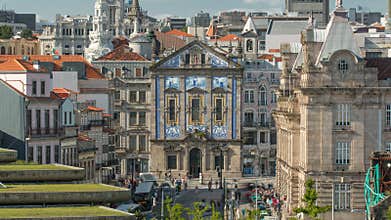 View of the Almeida Garret Square with the Sao