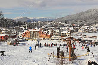 The skiing in Bakuriani