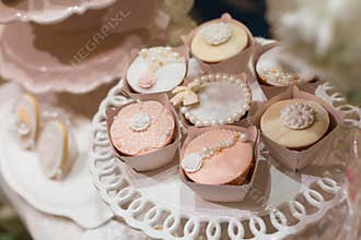Wedding cupcakes