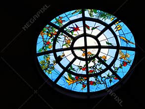 Stained glass window