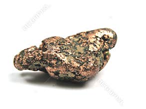 Copper nuggets are naturally occurring chunks of pure copper metal