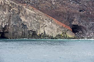Cliffs Surtsey Island, Iceland